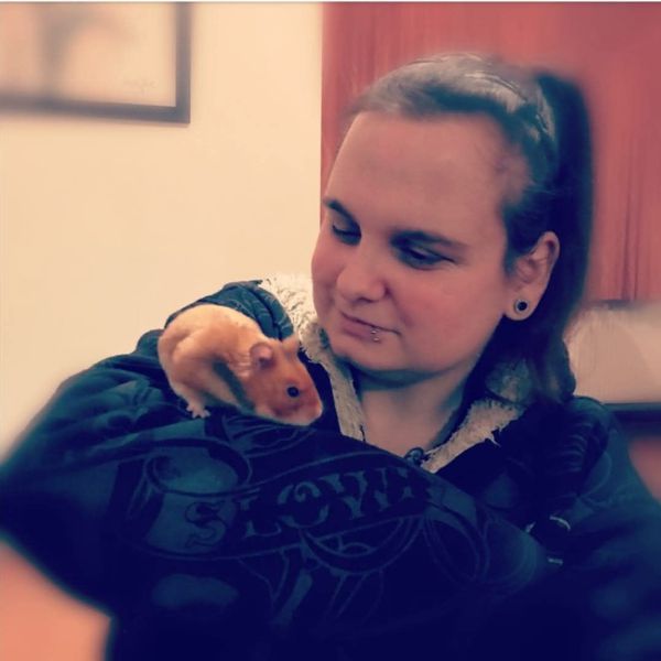 Knaagdierenoppas Melissa Kleuskens uit Panningen