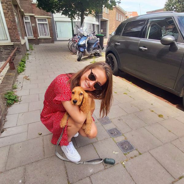 Hondenoppas Milou uit Den Haag