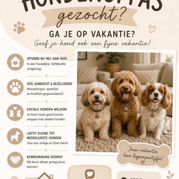 Hondenoppas Charissa uit Hoogeveen